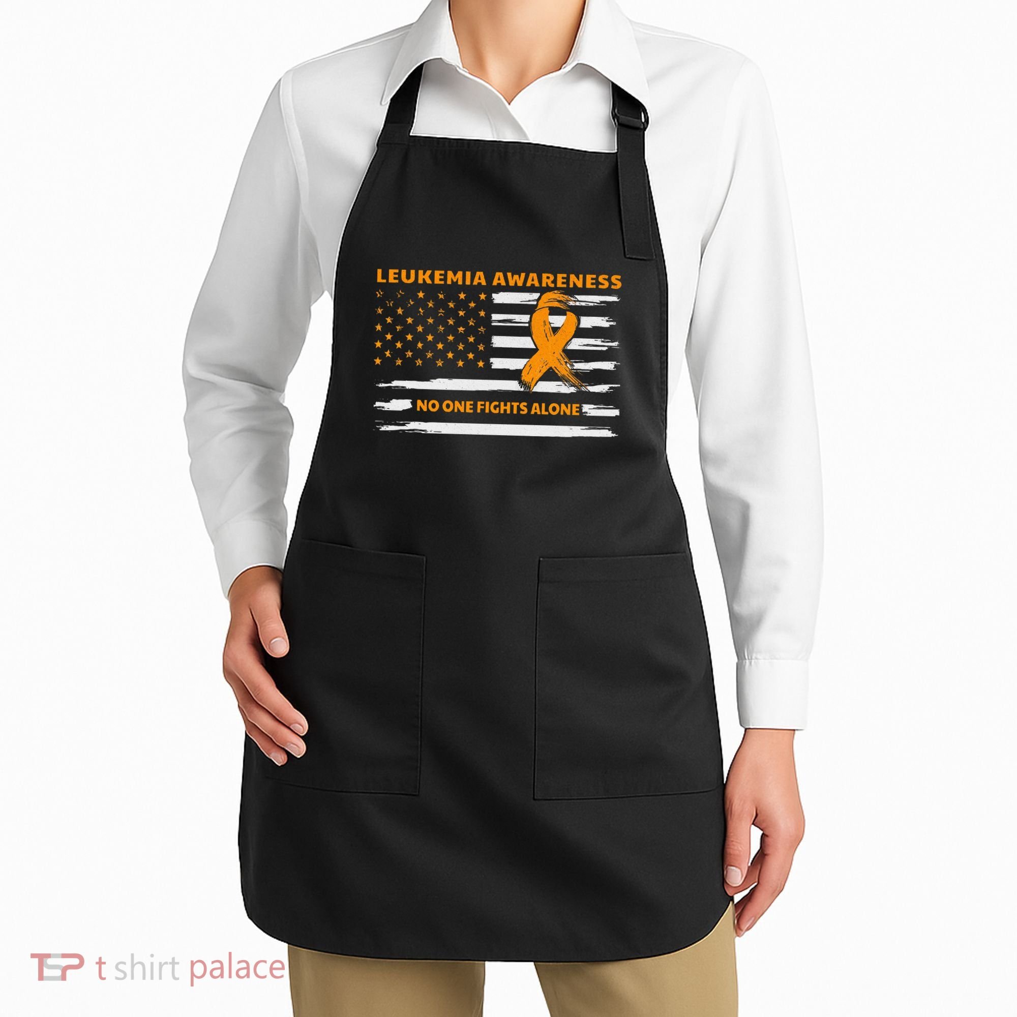 Leukemia Awareness We Fight Cancer Together Cure Leukemia Apron