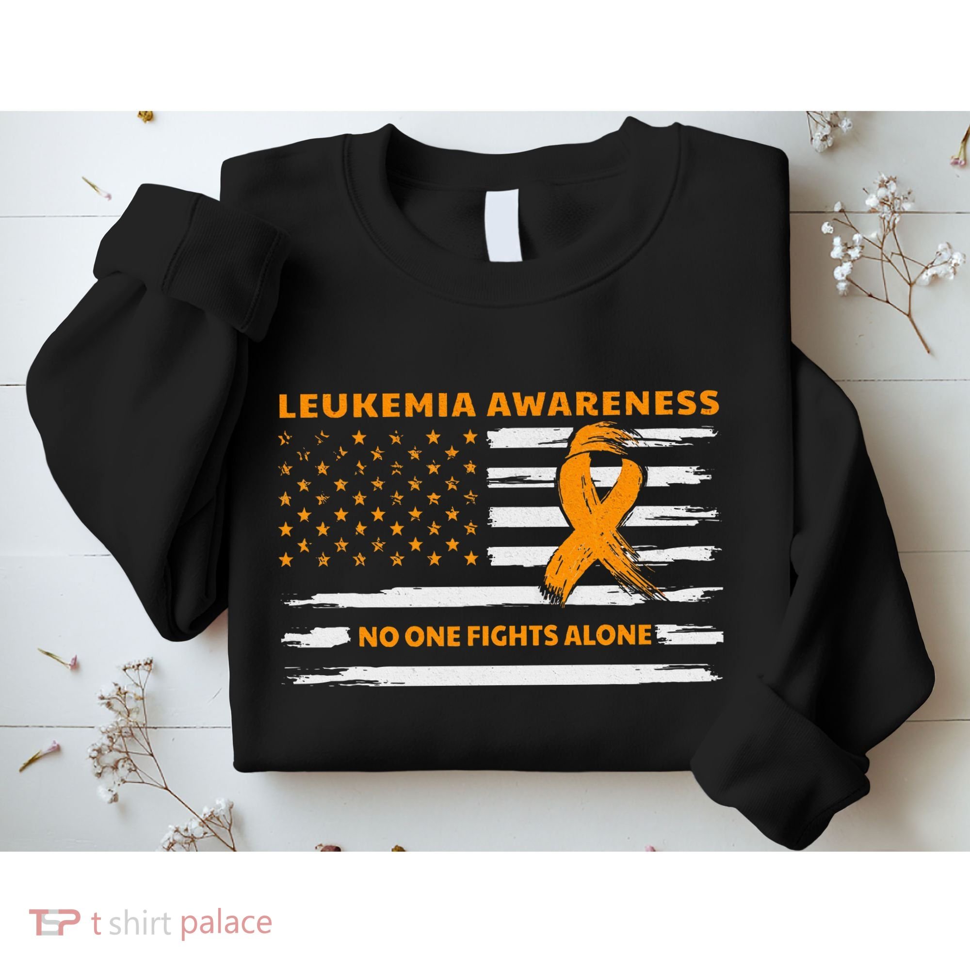 Leukemia Awareness We Fight Cancer Together Cure Leukemia Sweatshirt