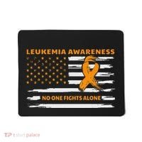 Leukemia Awareness We Fight Cancer Together Cure Leukemia Mousepad thumb 0