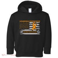 Leukemia Awareness We Fight Cancer Together Cure Leukemia Toddler Hoodie thumb 0