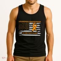 Leukemia Awareness We Fight Cancer Together Cure Leukemia Tank Top thumb 3