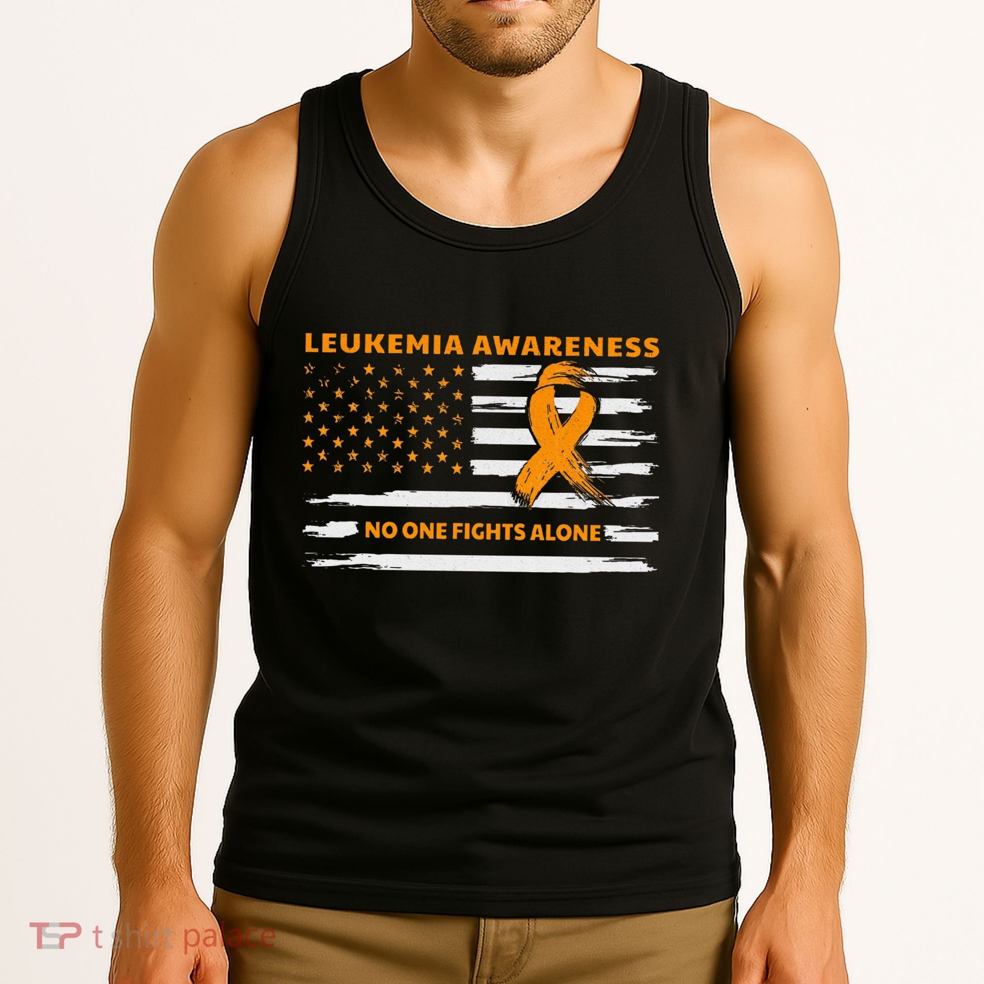 Leukemia Awareness We Fight Cancer Together Cure Leukemia Tank Top