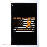 Leukemia Awareness We Fight Cancer Together Cure Leukemia Golf Towel thumb 0
