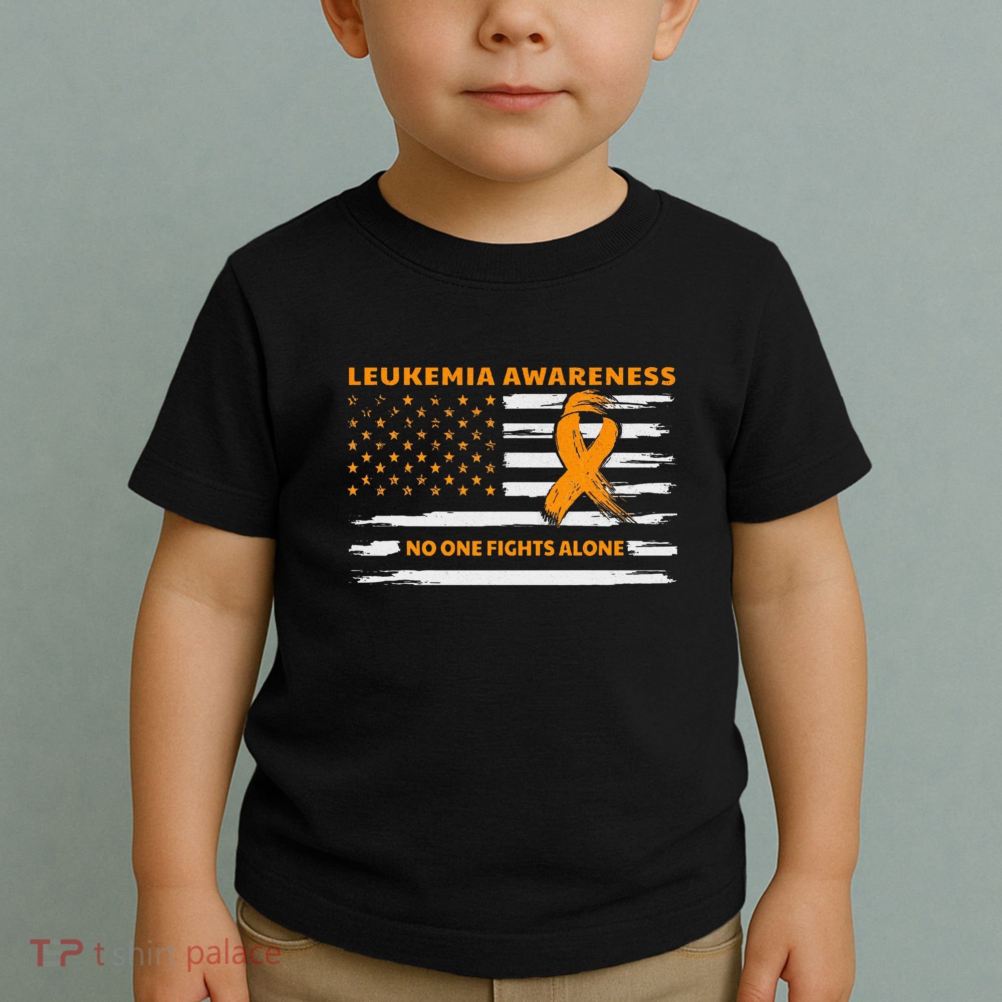 Leukemia Awareness We Fight Cancer Together Cure Leukemia Toddler T-Shirt