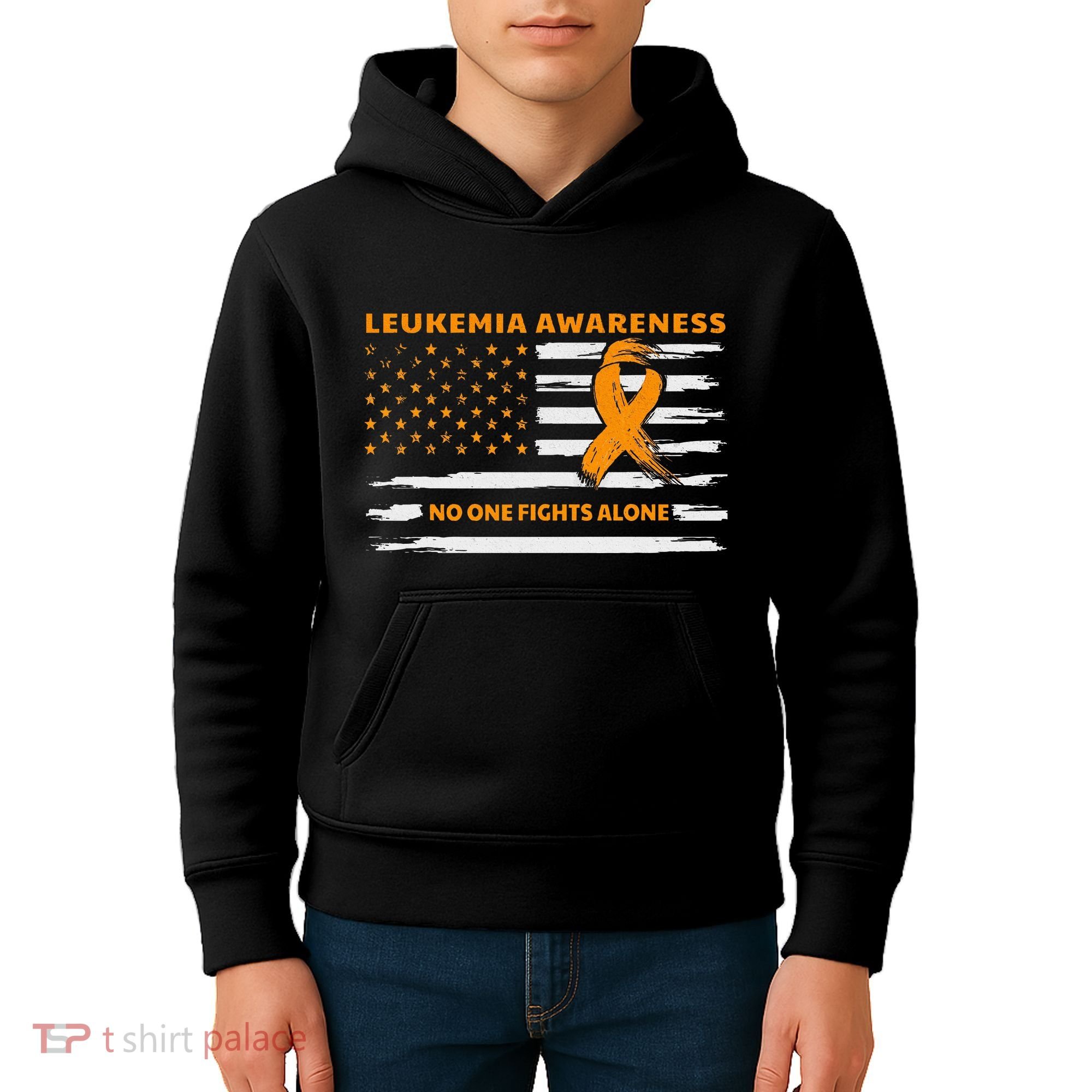 Leukemia Awareness We Fight Cancer Together Cure Leukemia Kids Hoodie