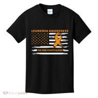 Leukemia Awareness We Fight Cancer Together Cure Leukemia Kids T-Shirt thumb 0