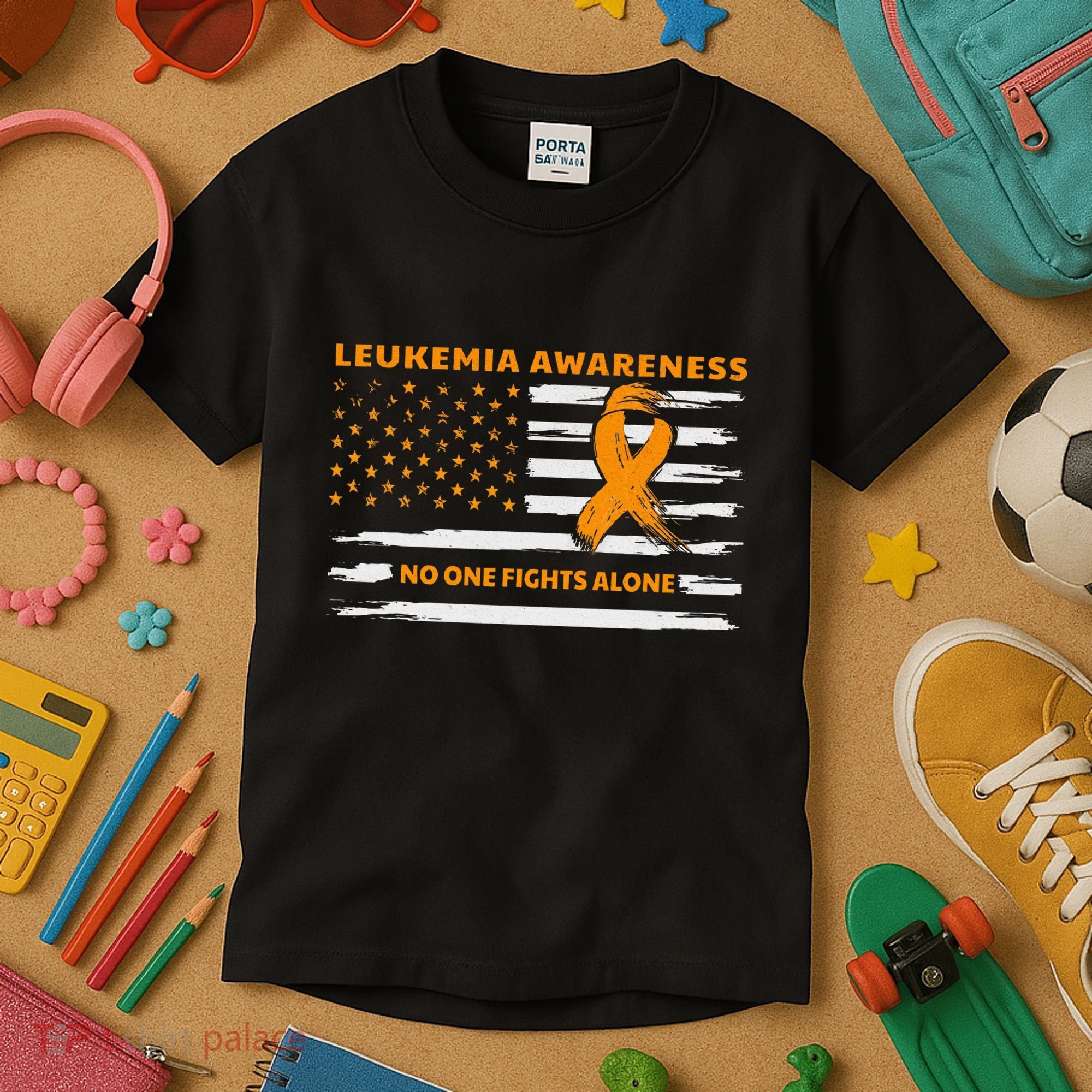 Leukemia Awareness We Fight Cancer Together Cure Leukemia Kids T-Shirt