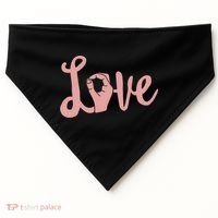 Love Always Wins Cool Gift Asl Cool Gift Teacher Deaf Awareness Meaningful Gift USA-Made Doggie Bandana thumb 0