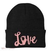 Love Always Wins Cool Gift Asl Cool Gift Teacher Deaf Awareness Meaningful Gift Beanie thumb 0