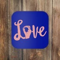 Love Always Wins Cool Gift Asl Cool Gift Teacher Deaf Awareness Meaningful Gift Coaster thumb 0