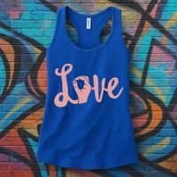 Love Always Wins Cool Gift Asl Cool Gift Teacher Deaf Awareness Meaningful Gift Women's Tank Top thumb 3