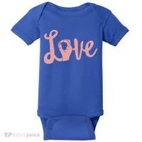 Love Always Wins Cool Gift Asl Cool Gift Teacher Deaf Awareness Meaningful Gift Baby Bodysuit thumb 0