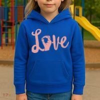 Love Always Wins Cool Gift Asl Cool Gift Teacher Deaf Awareness Meaningful Gift Kids Hoodie thumb 3