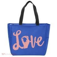Love Always Wins Cool Gift Asl Cool Gift Teacher Deaf Awareness Meaningful Gift Tote Bag thumb 0