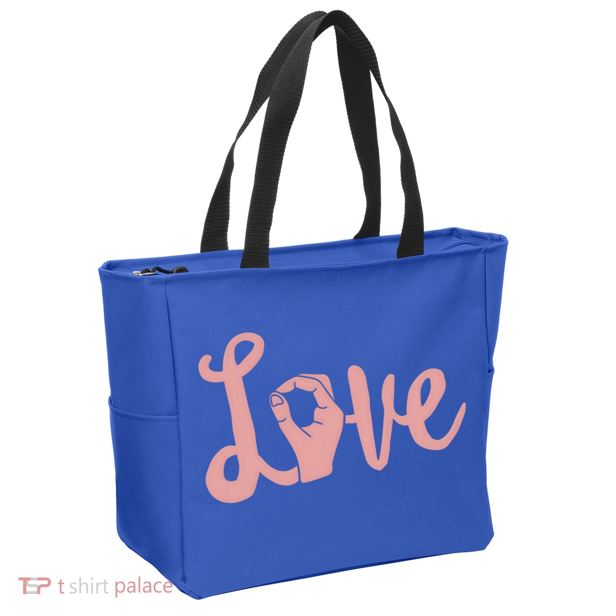Love Always Wins Cool Gift Asl Cool Gift Teacher Deaf Awareness Meaningful Gift Tote Bag