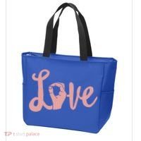 Love Always Wins Cool Gift Asl Cool Gift Teacher Deaf Awareness Meaningful Gift Tote Bag thumb 3