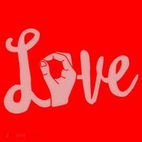 Love Always Wins Cool Gift Asl Cool Gift Teacher Deaf Awareness Meaningful Gift Santa Hat thumb 1