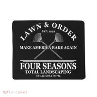 Lawn & Order Make America Rake Again Four Seasons Total Landscaping Mousepad thumb 0