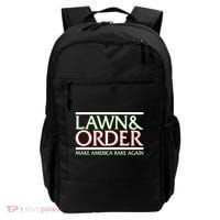 Lawn And Order Make America Rake Again Backpack thumb 0
