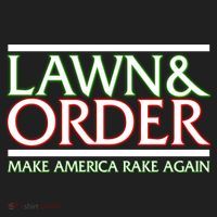 Lawn And Order Make America Rake Again Hat thumb 2