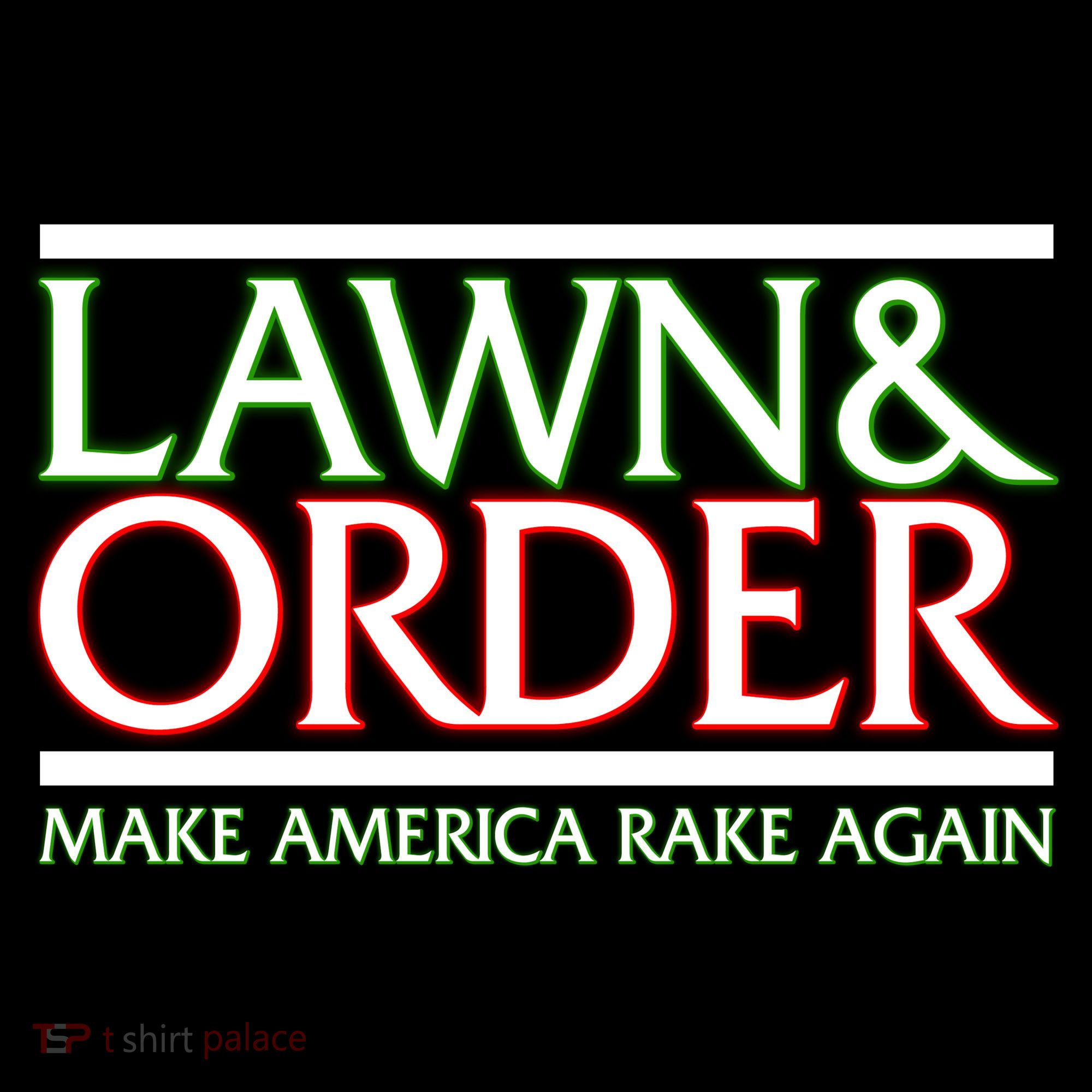 Lawn And Order Make America Rake Again Toddler Hoodie