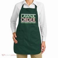 Lawn And Order Make America Rake Again Apron thumb 2