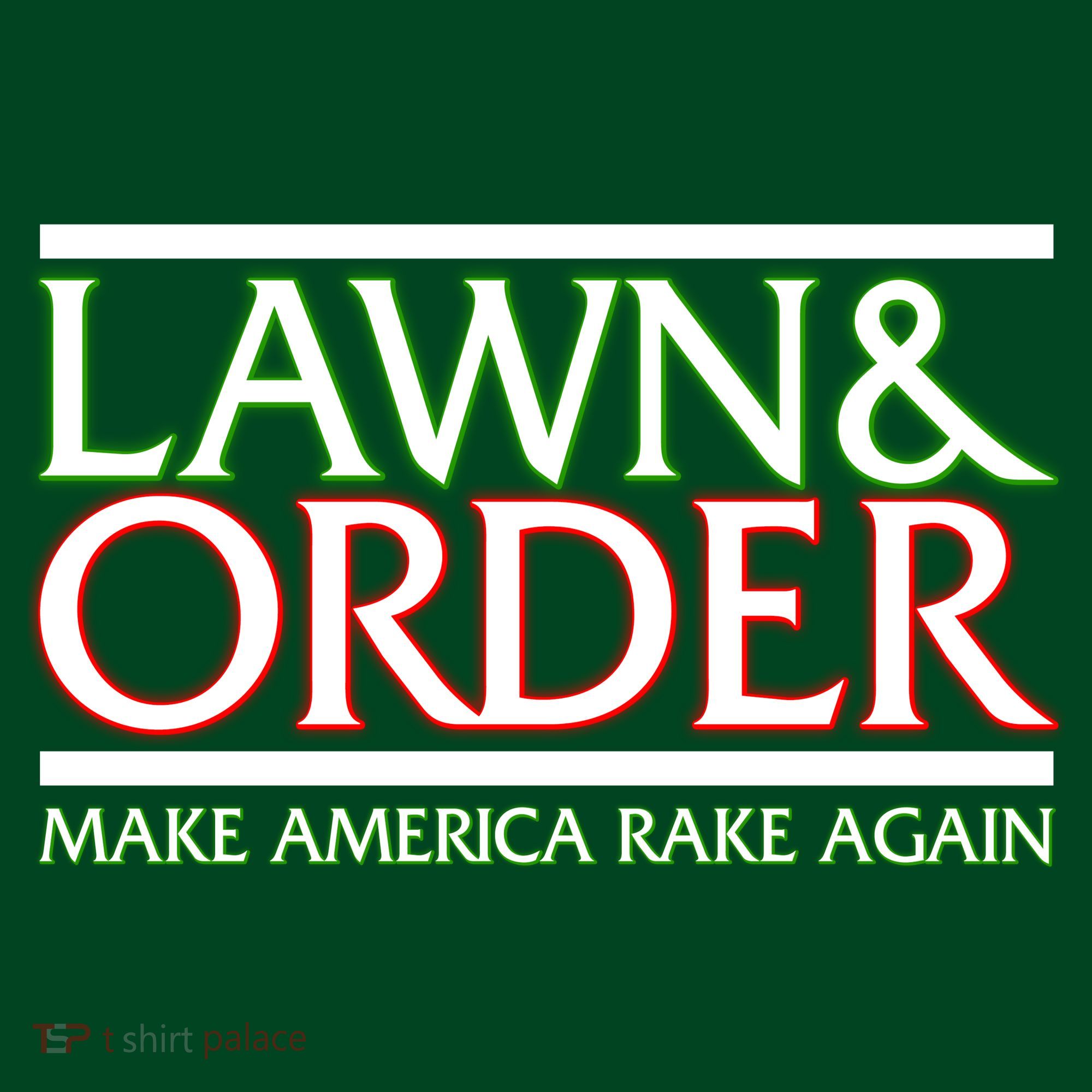 Lawn And Order Make America Rake Again Coaster
