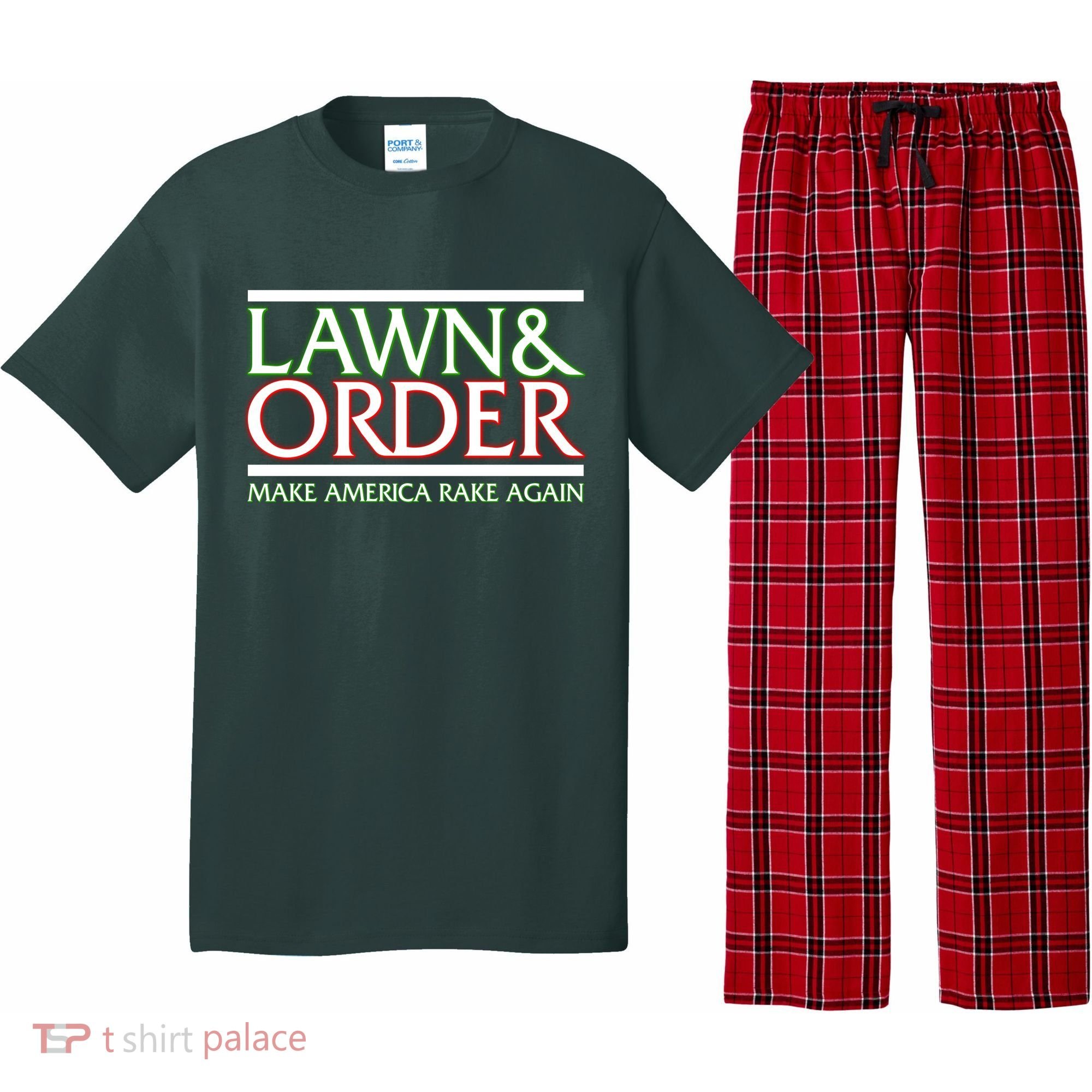 Lawn And Order Make America Rake Again Pajama Set