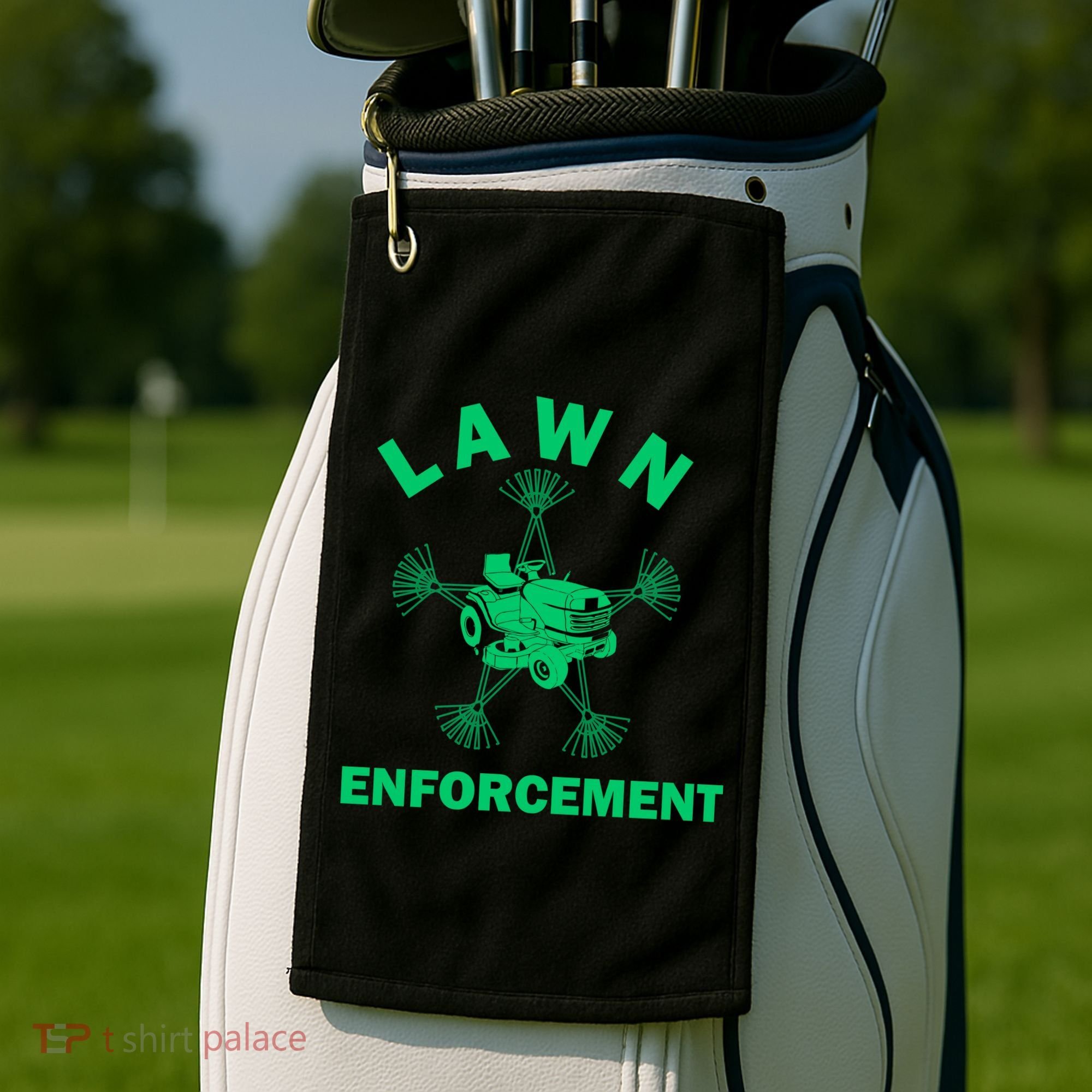 Lawn Enforcement Golf Towel