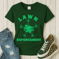 Lawn Enforcement Women's T-Shirt thumb 3