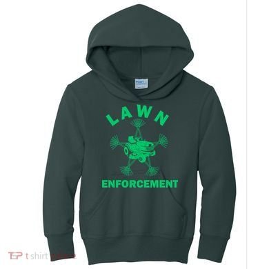 Lawn Enforcement Kids Hoodie