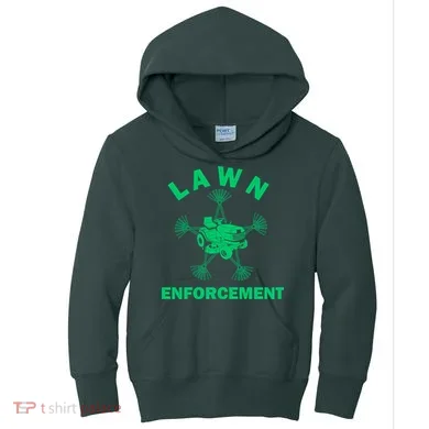 Lawn Enforcement Kids Hoodie