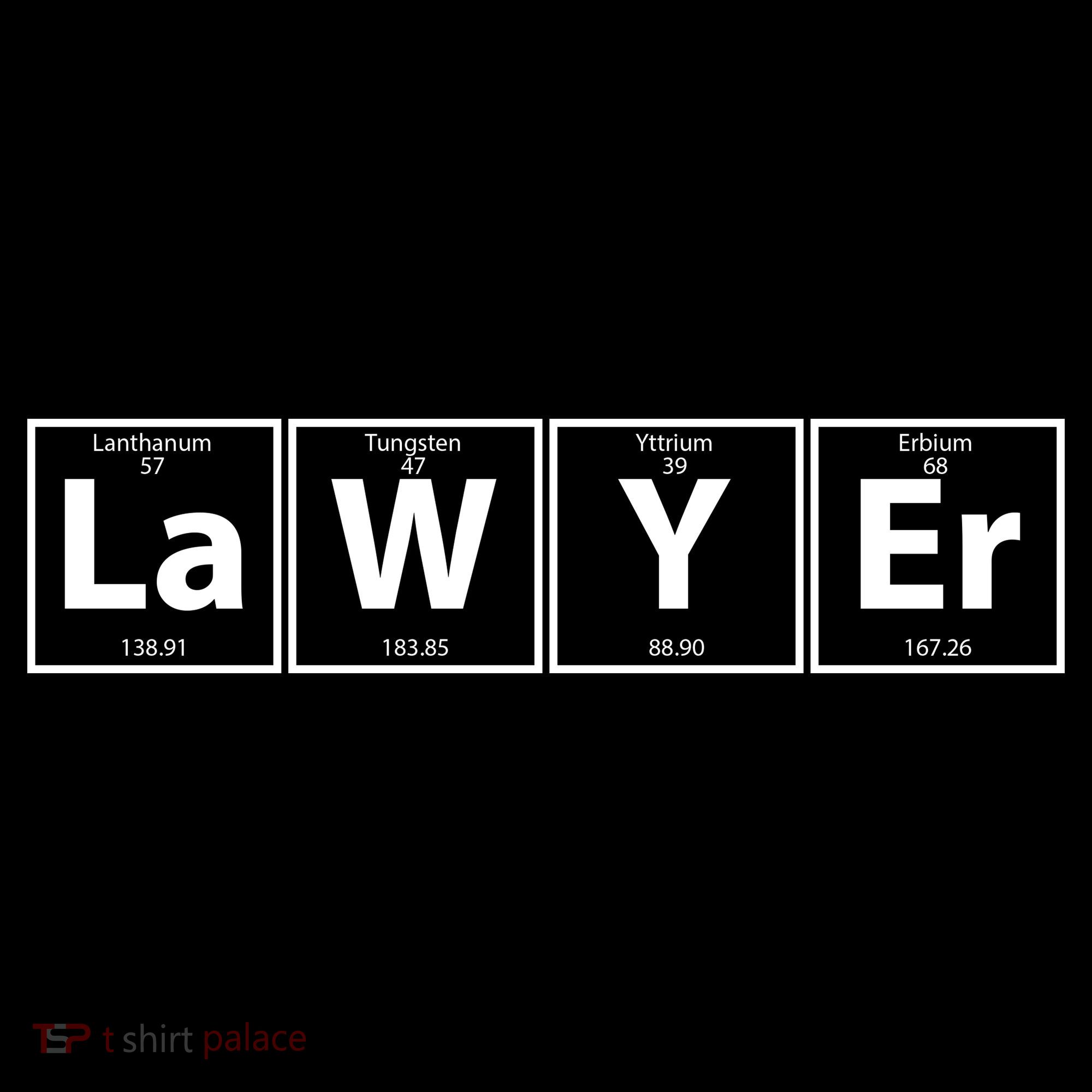 Lawyer Chemistry Periodic Table Ornament