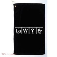 Lawyer Chemistry Periodic Table Golf Towel thumb 0