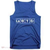 Lawyer Chemistry Periodic Table Tank Top thumb 0