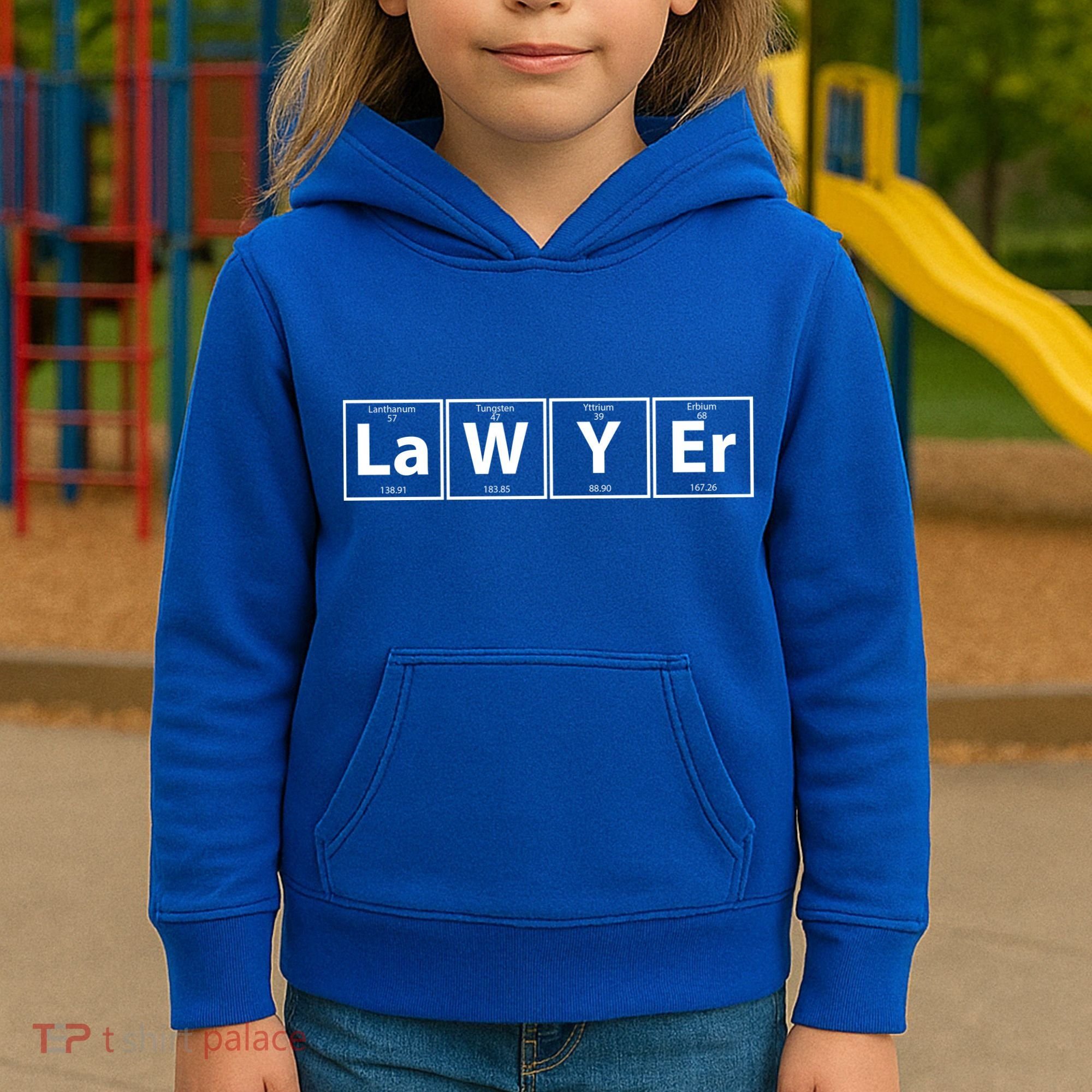 Lawyer Chemistry Periodic Table Kids Hoodie