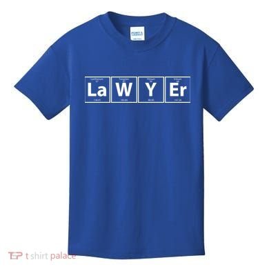 Lawyer Chemistry Periodic Table Kids T-Shirt