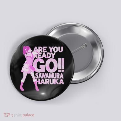 Limited Are You Ready Go Sawamura Haruka Button