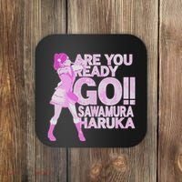 Limited Are You Ready Go Sawamura Haruka Coaster thumb 0