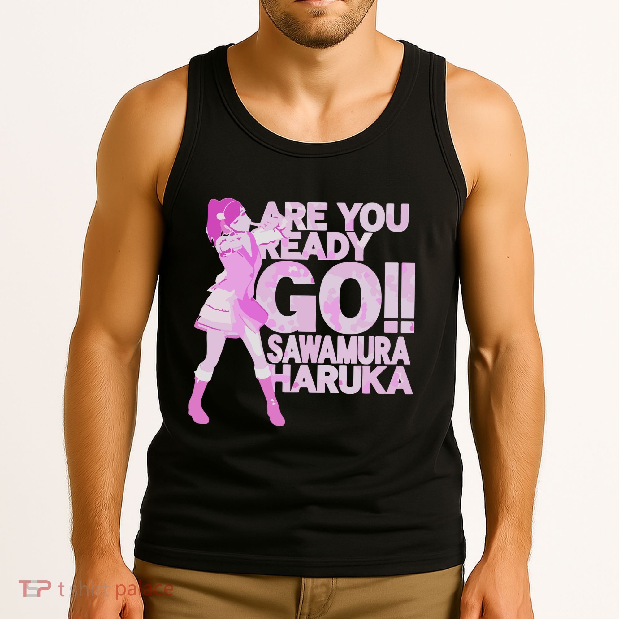 Limited Are You Ready Go Sawamura Haruka Tank Top