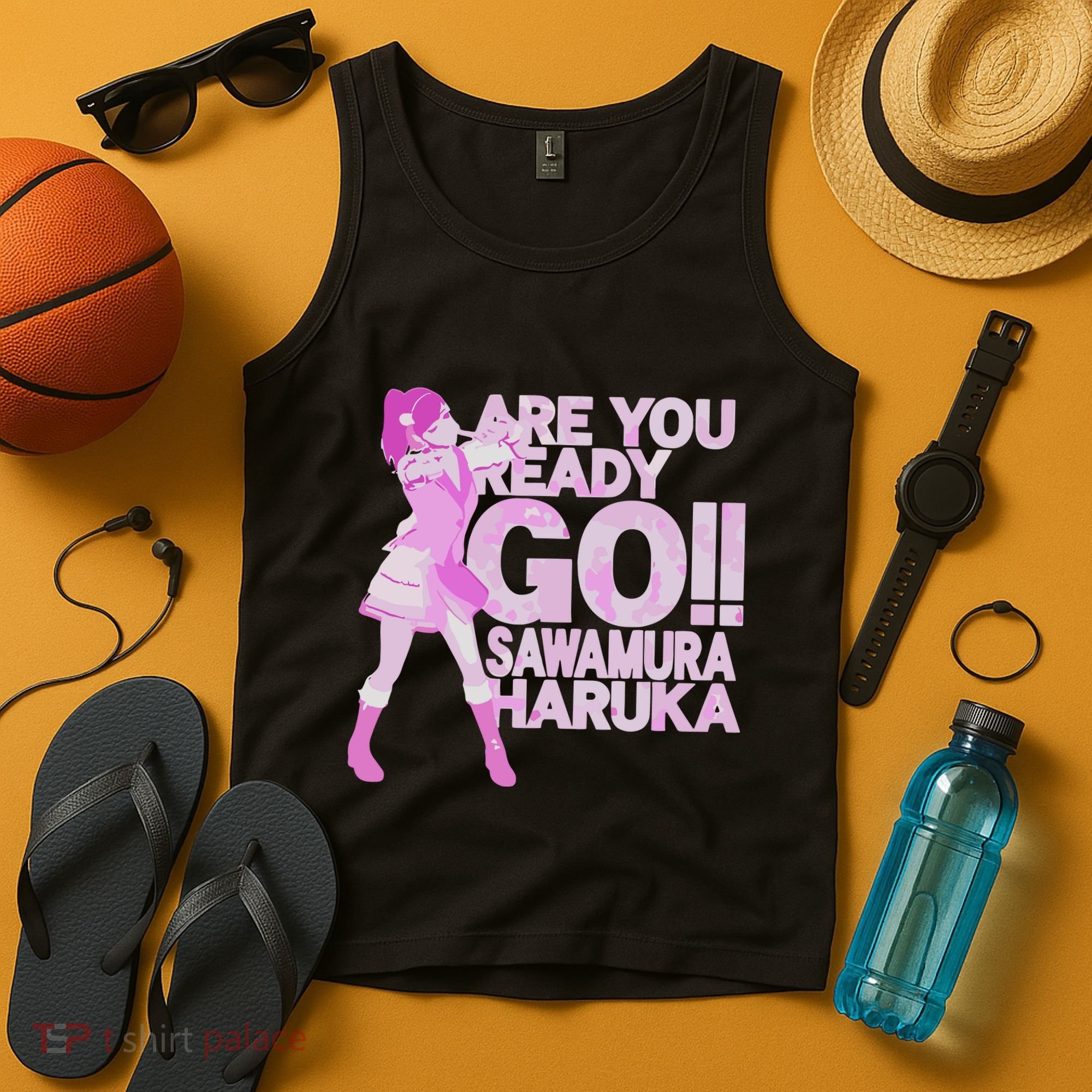 Limited Are You Ready Go Sawamura Haruka Tank Top