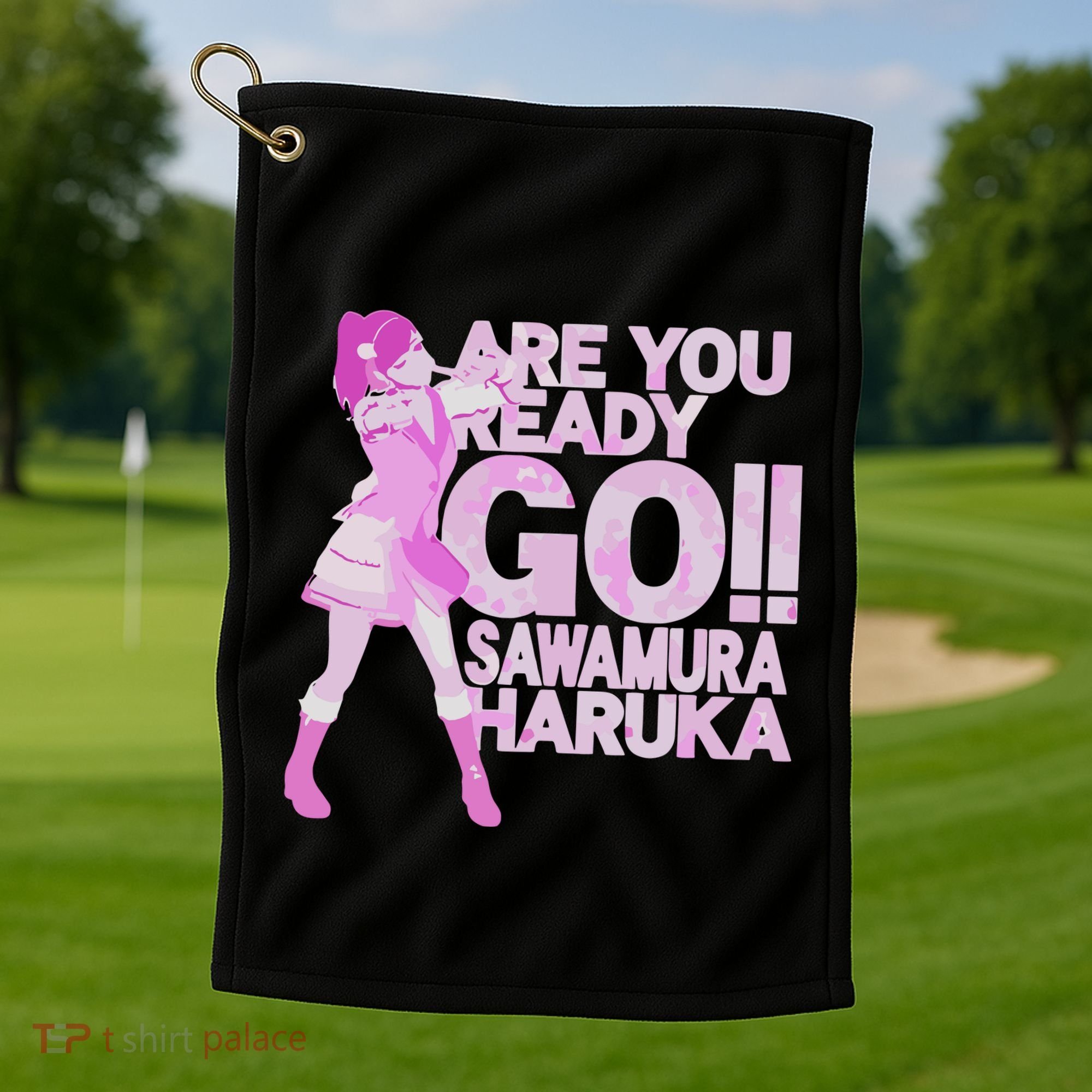 Limited Are You Ready Go Sawamura Haruka Golf Towel