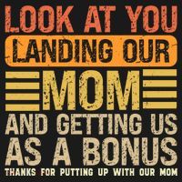 Look At You Landing Our Mom And Getting Us As A Bonus Bucket Hat thumb 4