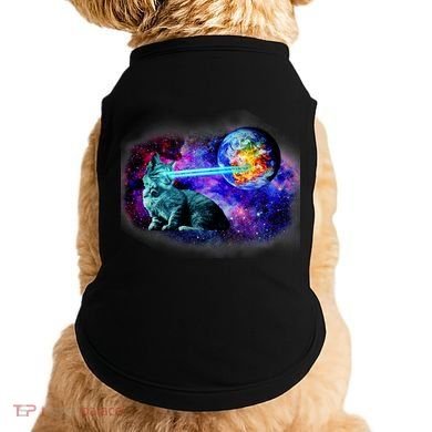 Lazer Cat Blasting In Space Doggie Tank