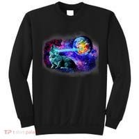 Lazer Cat Blasting In Space Sweatshirt thumb 0