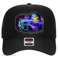 Lazer Cat Blasting In Space Hat thumb 0