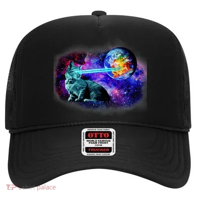 Lazer Cat Blasting In Space Hat