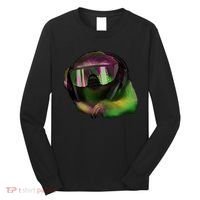 Lazy DJ Sloth Long Sleeve Shirt thumb 0