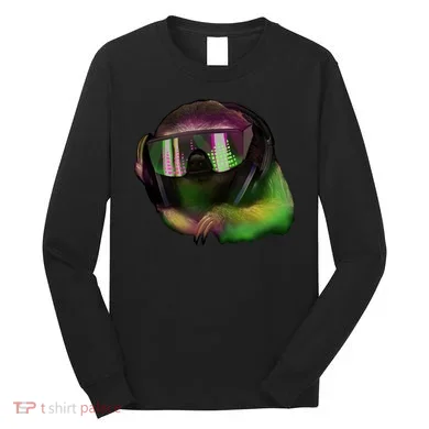Lazy DJ Sloth Long Sleeve Shirt