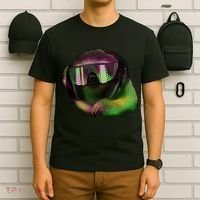 Lazy DJ Sloth T-Shirt thumb 6